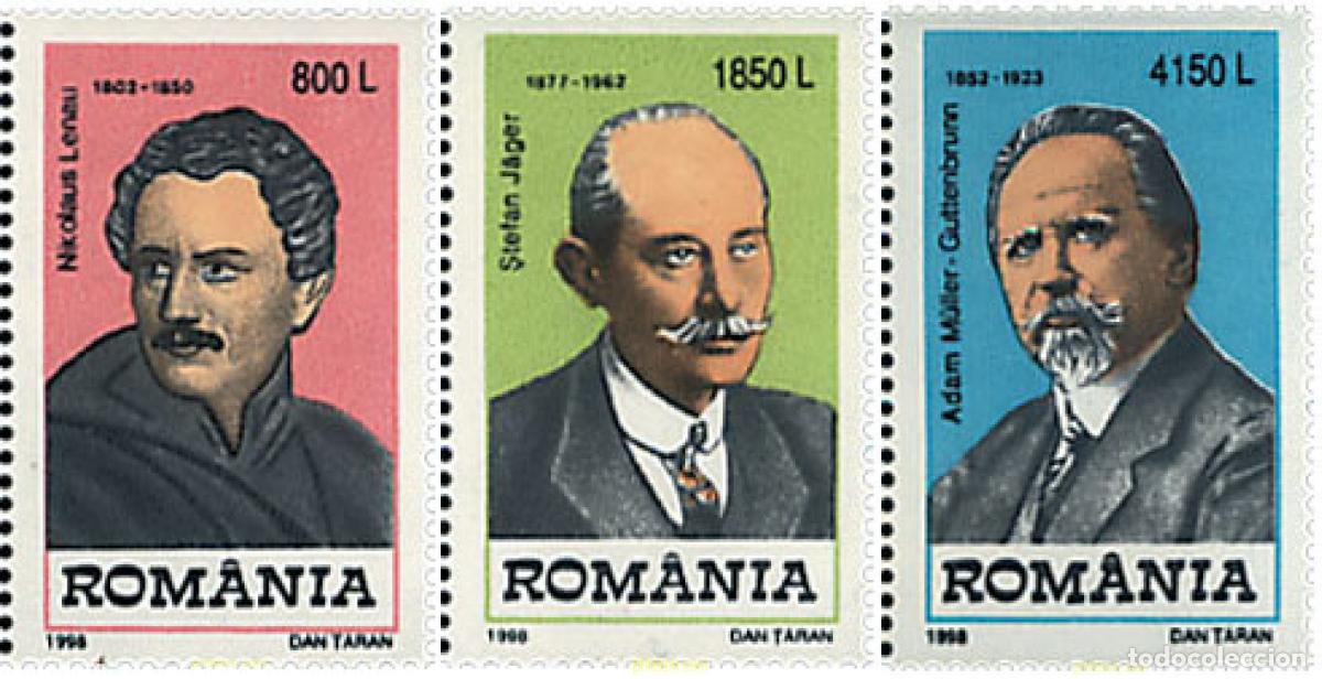 Sellos: 69996 MNH RUMANIA 1998 PERSONAJES