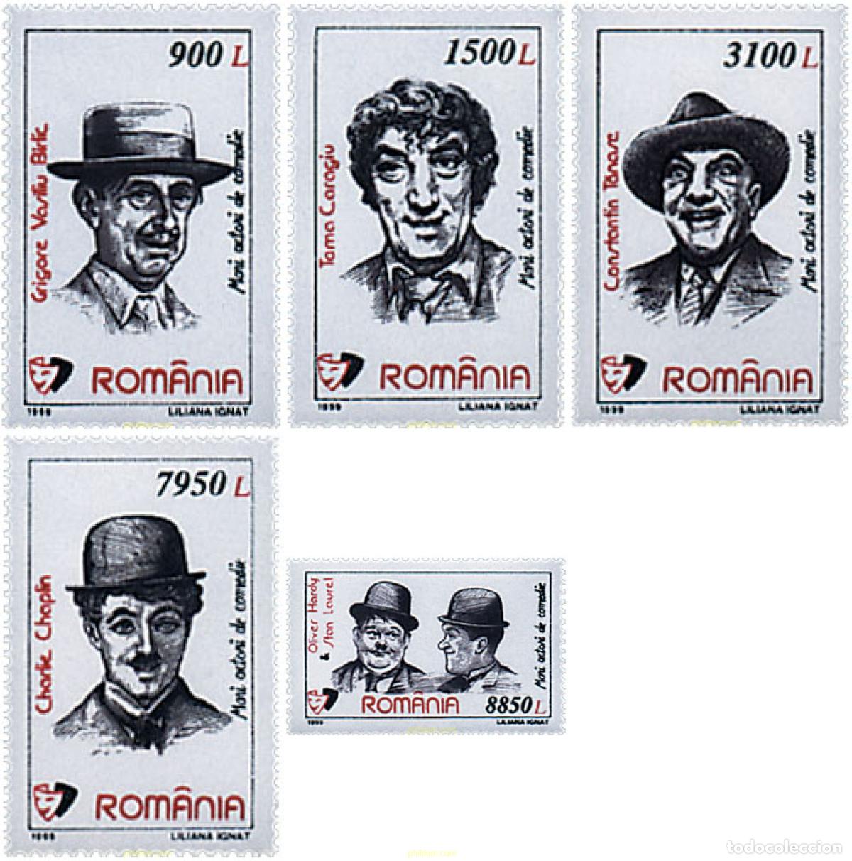 Sellos: 69536 MNH RUMANIA 1999 COMEDIANTES