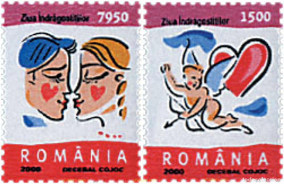 Sellos: 69961 MNH RUMANIA 2000 DIA DE SAN VALENTIN