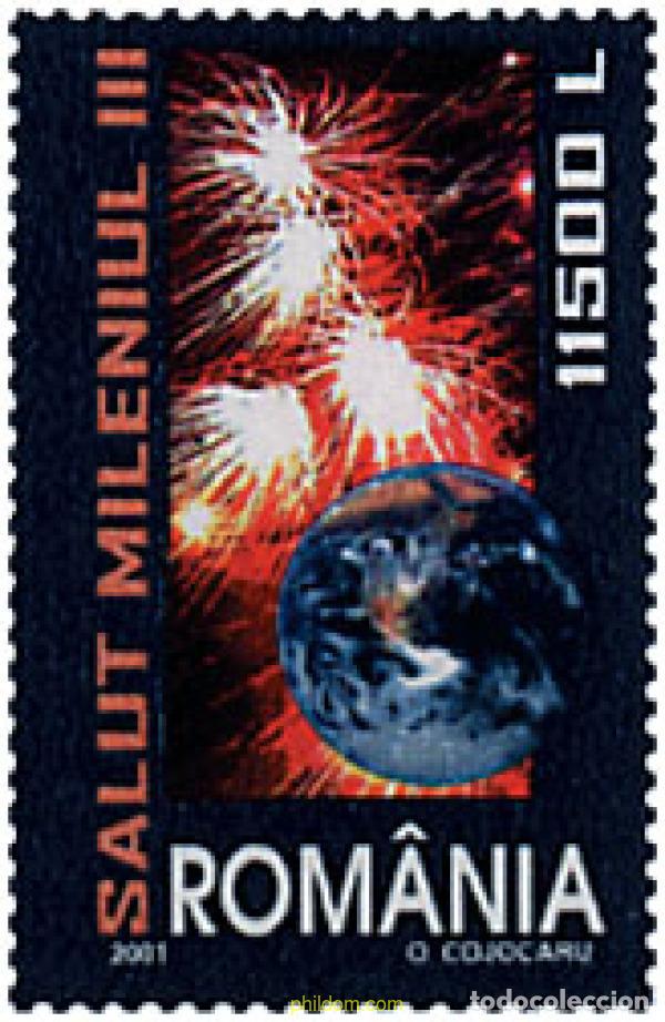 Sellos: 86275 MNH RUMANIA 2001 A&Ntilde;O NUEVO