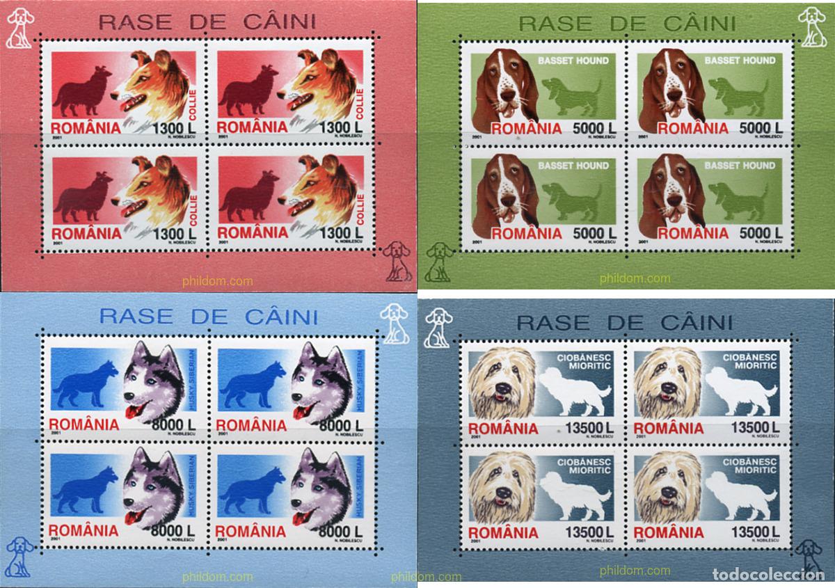 Sellos: 8796 MNH RUMANIA 2001 PERROS