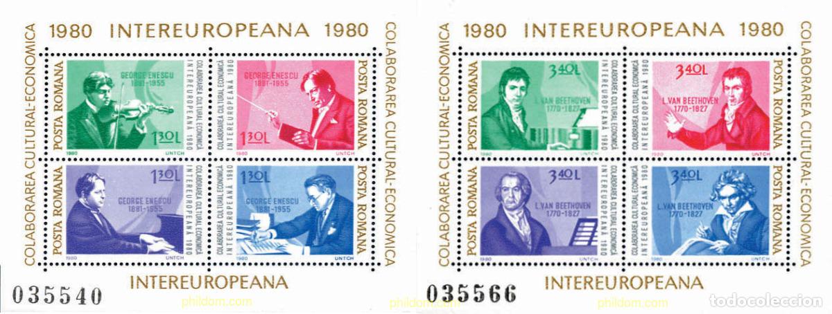 Sellos: 116865 MNH RUMANIA 1980 COLABORACION ECONOMICA Y CULTURAL INTEREUROPEA