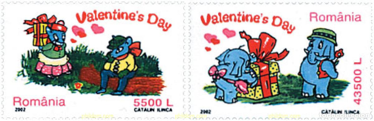 Sellos: 91388 MNH RUMANIA 2002 SAN VALENTIN