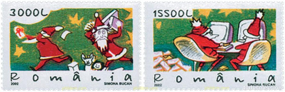 Sellos: 113644 MNH RUMANIA 2002 NAVIDAD