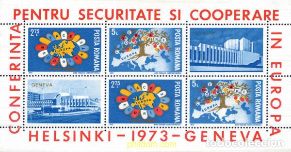 Sellos: 116804 MNH RUMANIA 1973 CONFERENCIA SOBRE SEGURIDAD EN EUROPA