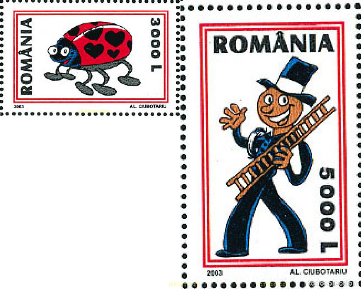 Sellos: 121402 MNH RUMANIA 2003 DIA DE SAN VALENTIN