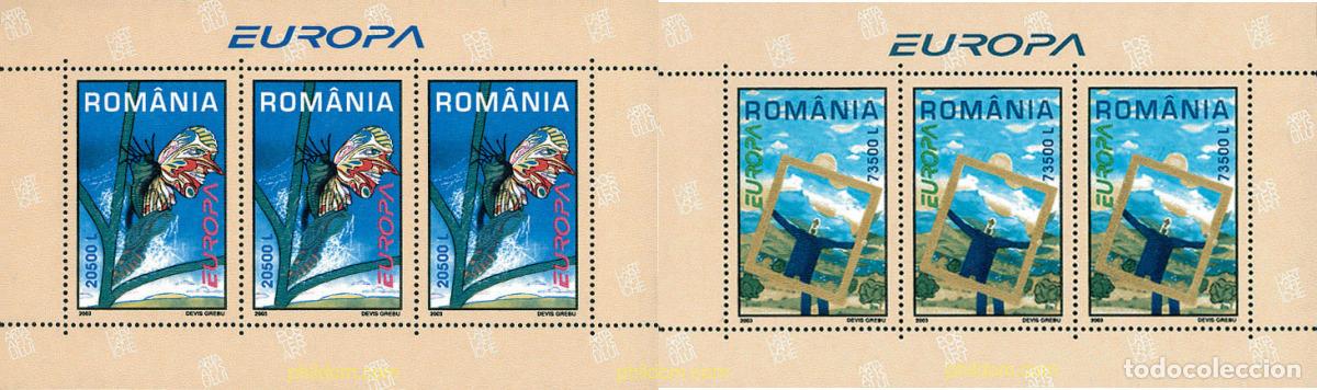 Sellos: 125947 MNH RUMANIA 2003 EUROPA CEPT. ARTE DEL CARTEL