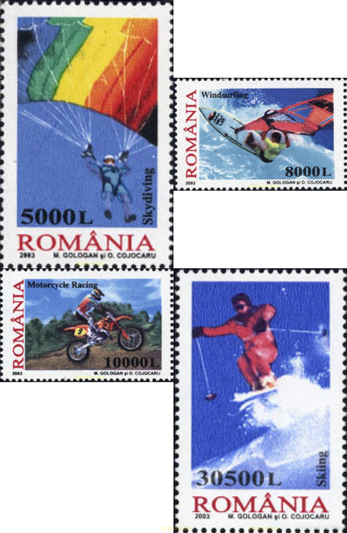 Sellos: 136691 MNH RUMANIA 2003 DEPORTES EXTREMOS