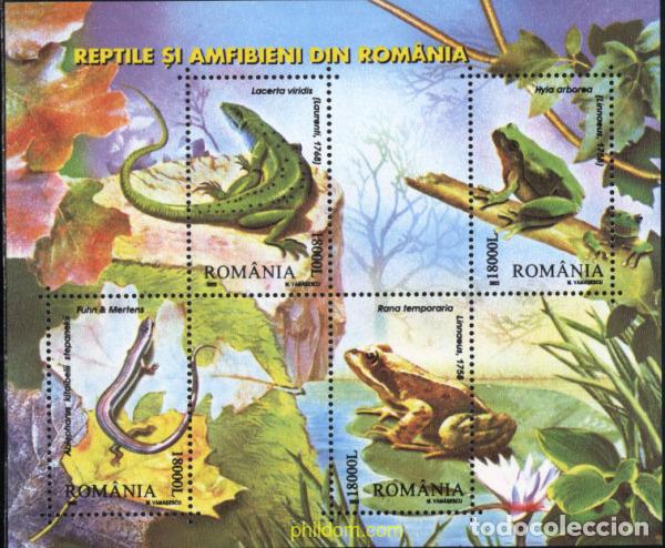 Sellos: 136693 MNH RUMANIA 2003 REPTILES Y ANFIBIOS
