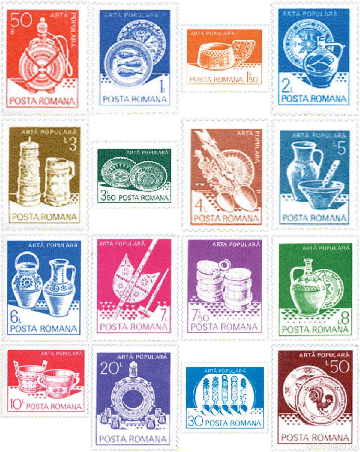 Sellos: 144469 MNH RUMANIA 1982 ARTESANIA NACIONAL