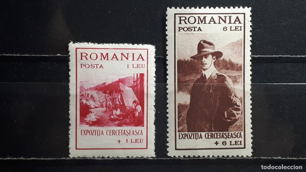 Sellos: RUMANIA. A&Ntilde;O 1931. **/*. YVERT 422, 426