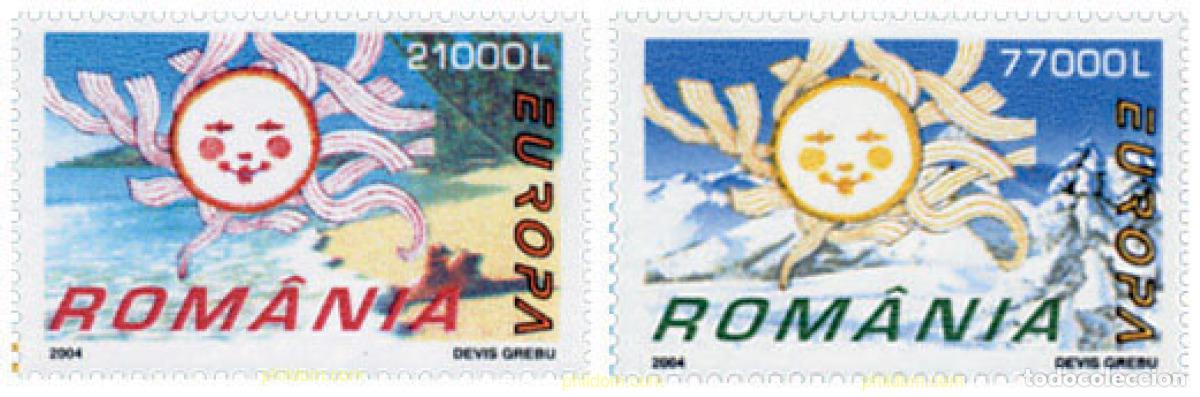 Sellos: 145803 MNH RUMANIA 2004 EUROPA CEPT. VACACIONES