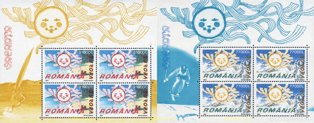 Sellos: 145804 MNH RUMANIA 2004 EUROPA CEPT. VACACIONES