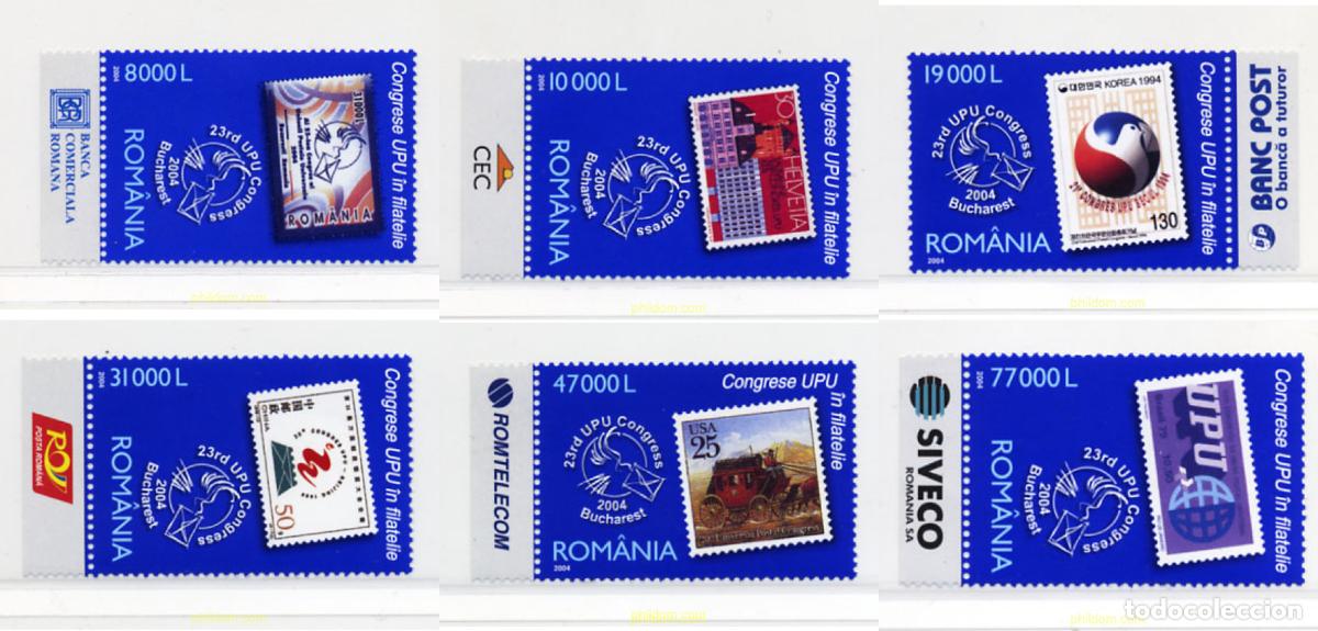 Sellos: 151932 MNH RUMANIA 2004 23 CONGRESO DE LA UPU