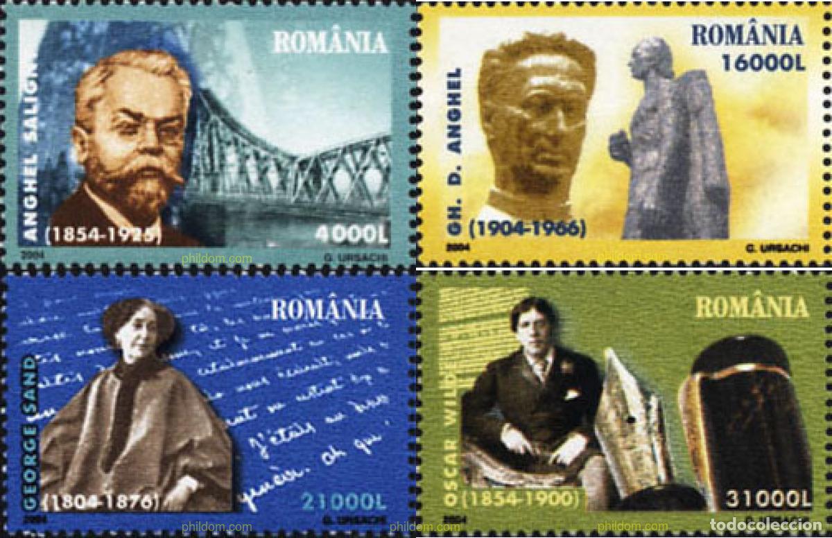 Sellos: 153426 MNH RUMANIA 2004 PERSONALIDADES