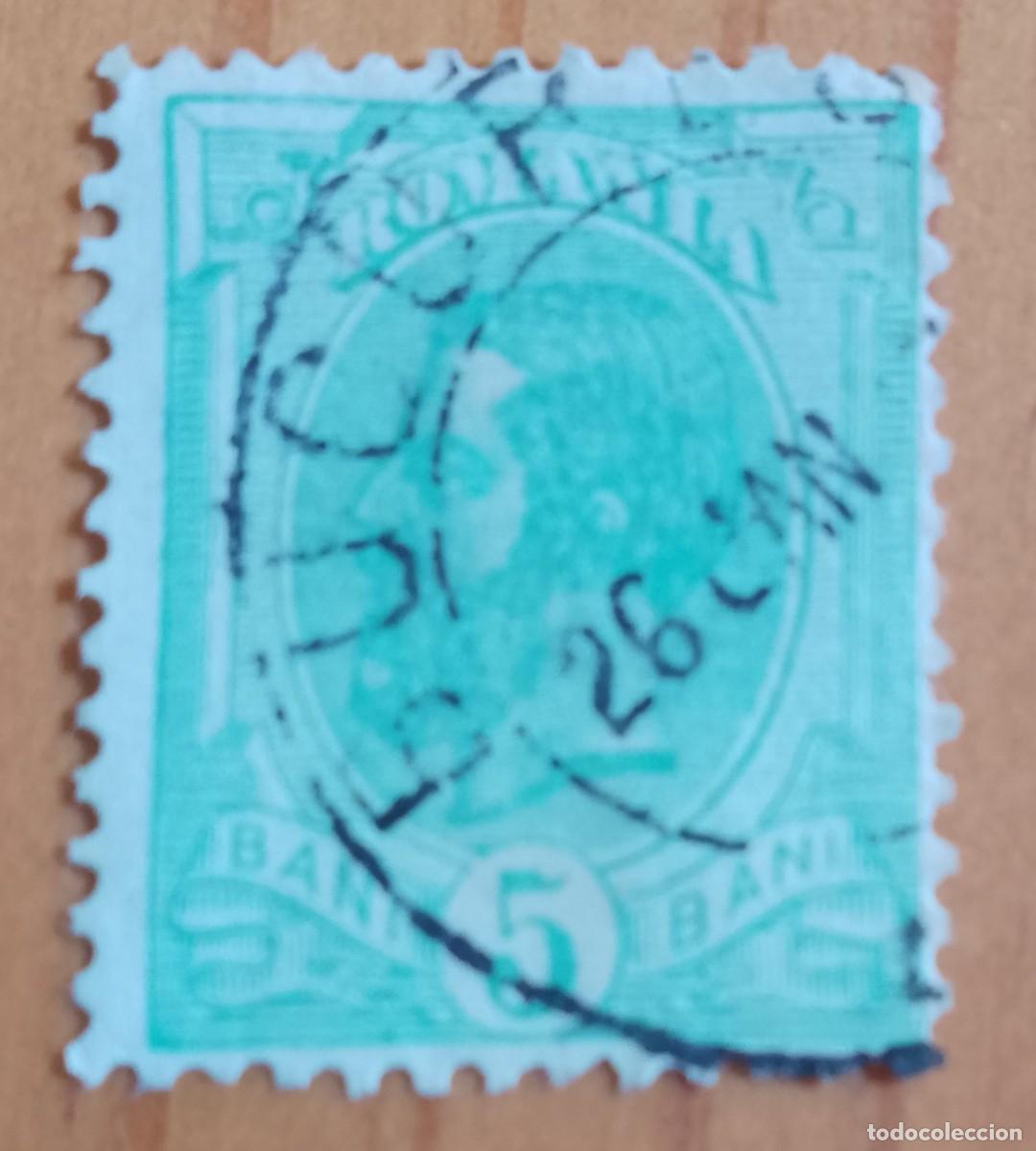 Sellos: A&Ntilde;O 1900 - V/F 5 BANI - EL REY CAROL I - YV 153