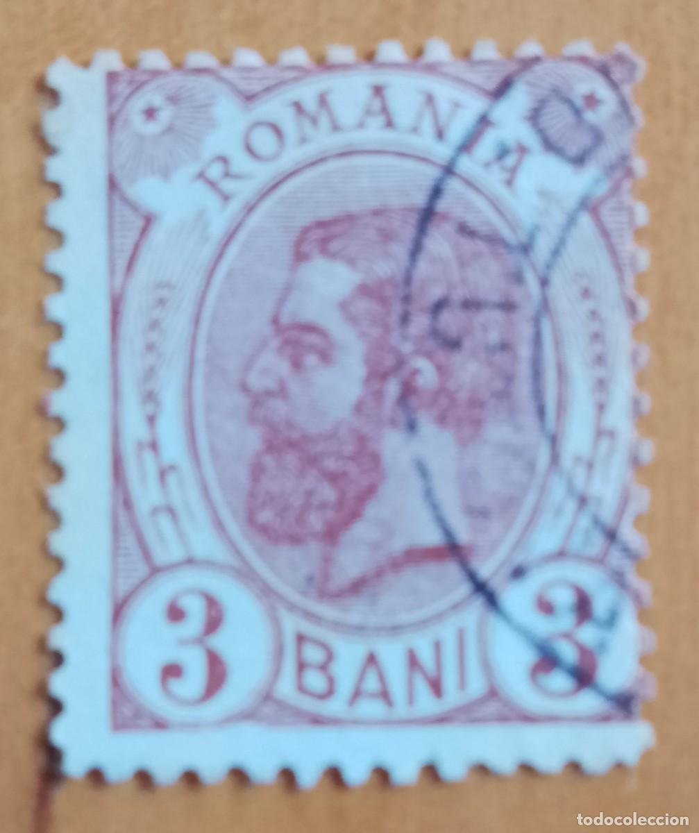 Sellos: A&Ntilde;O 1872.1879 - V/F 3 BANI - PRINCIPE CAROL