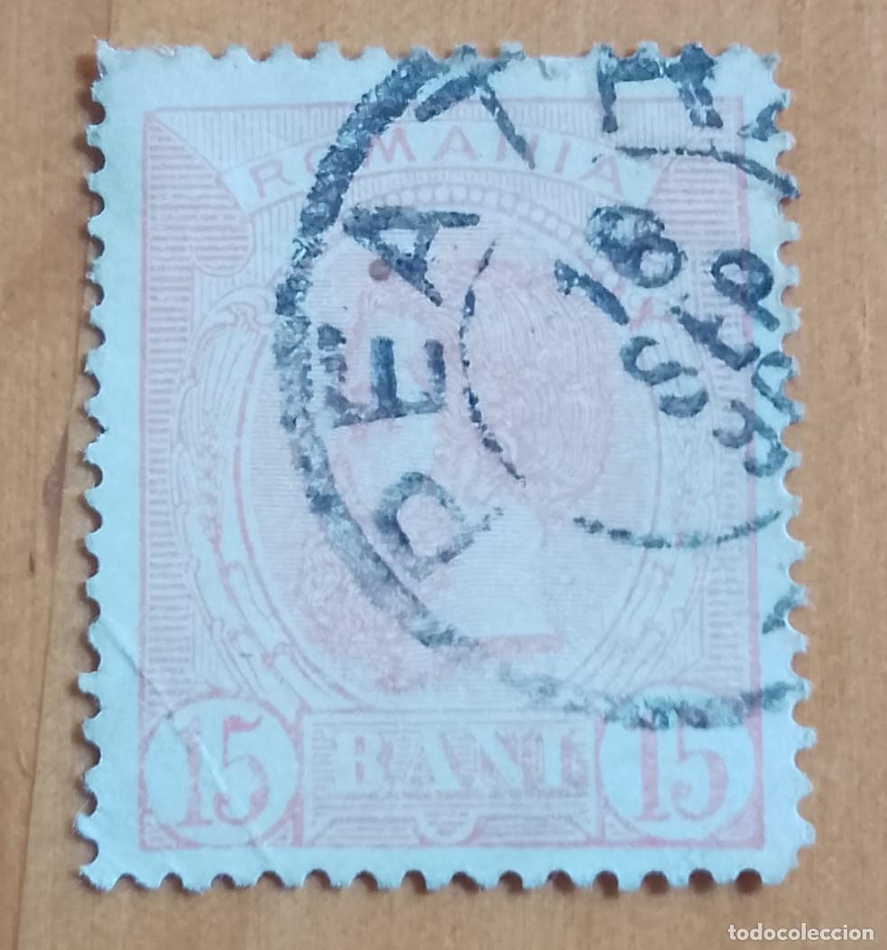 Sellos: A&Ntilde;O 1872.1879 - V/F 15 BANI - PRINCIPE CAROL