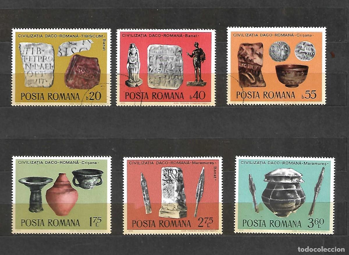 Sellos: Civilizaci&oacute;n Daco-Romana. Ruman&iacute;a . sellos a&ntilde;o 1976