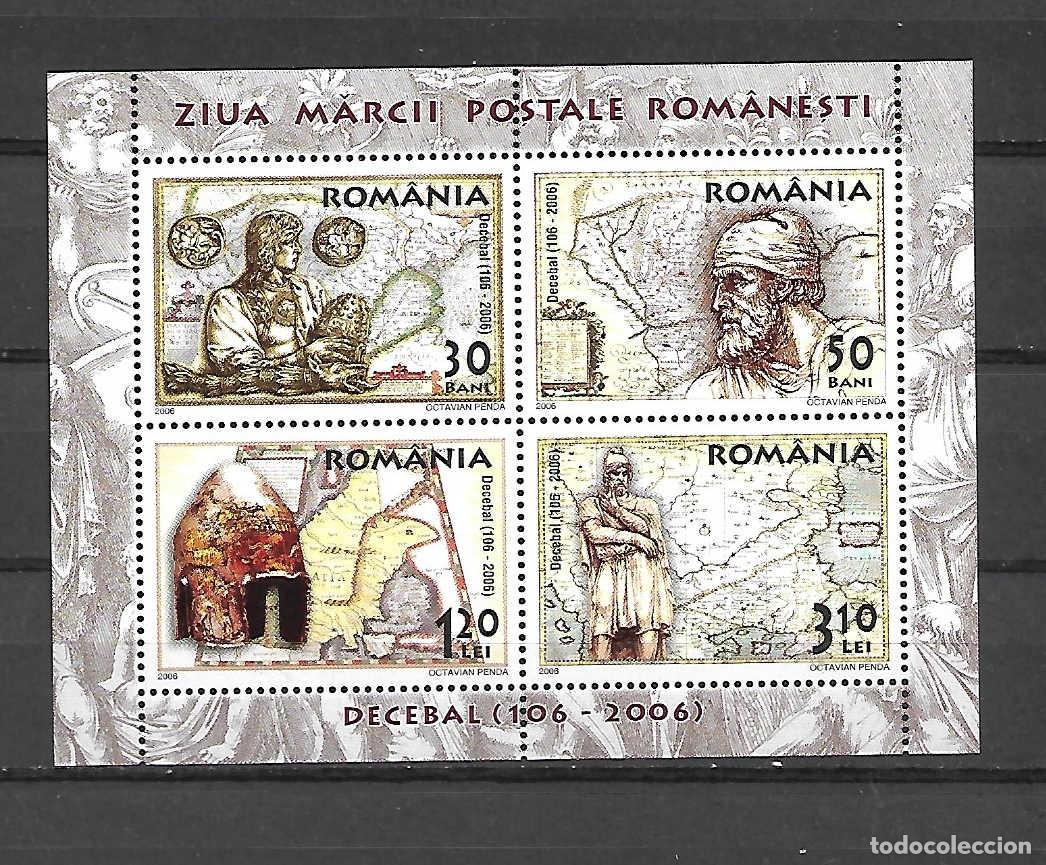 Sellos: D&iacute;a del Sellos. DECEBALO (106-2006), Ruman&iacute;a, sello H.B. a&ntilde;o 2006 Yvert 5,- &euro;