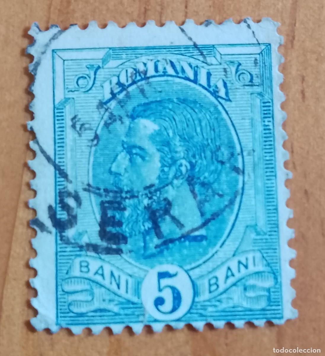Sellos: A&Ntilde;O 1900 - V/F 5 BANI - EL REY CAROL I