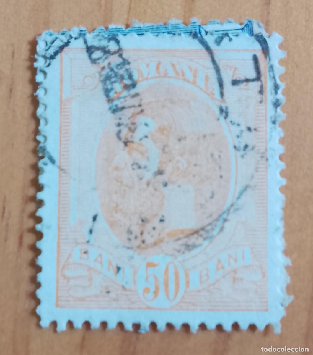 Sellos: A&Ntilde;O 1900 - V/F 50 BANI - EL REY CAROL I