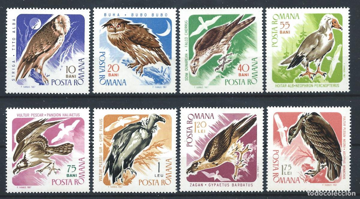 Sellos: Roumanie N&deg;2278/85** (MNH) 1967 - Faune &rdquo;Oiseaux&rdquo;