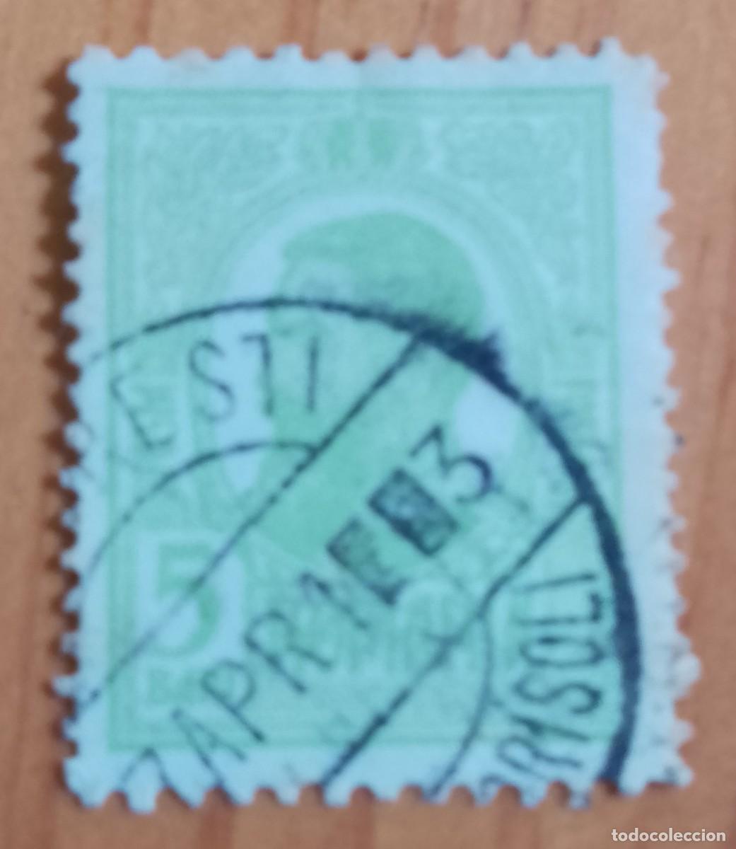 Sellos: 5 BANI - A&Ntilde;O 1890 - REY FERDINAND, FERNANDO I