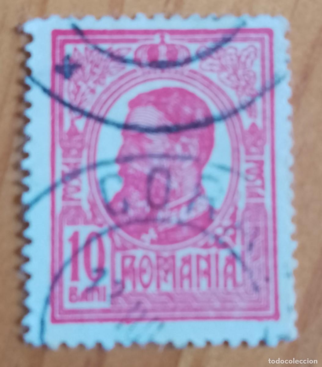 Sellos: 10 BANI - A&Ntilde;O 1918 - REY FERDINAND, FERNANDO I
