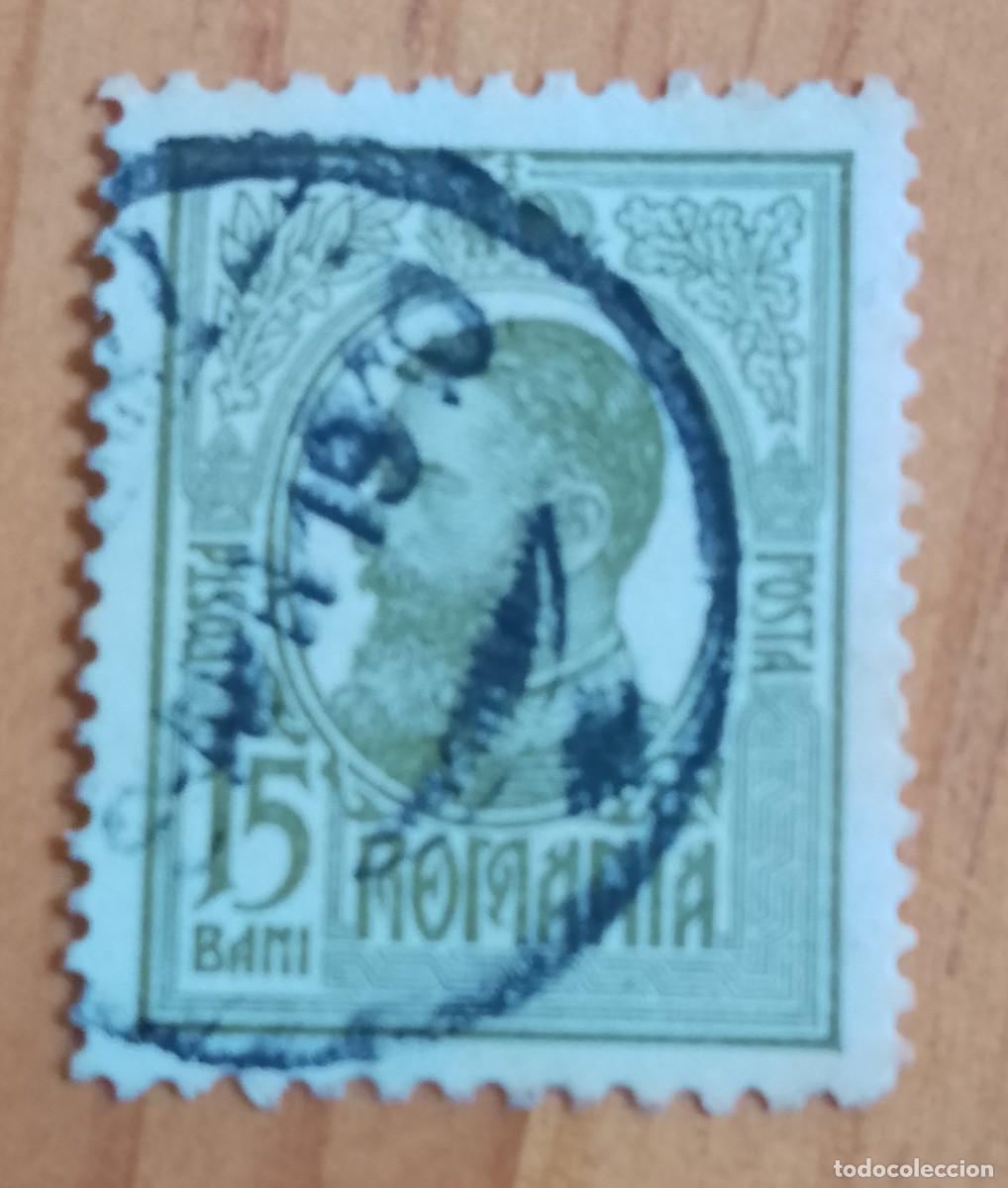 Sellos: 15 BANI - A&Ntilde;O 1918 - REY FERDINAND, FERNANDO I