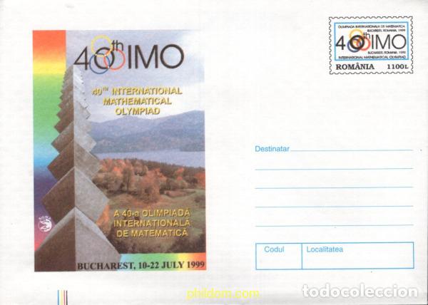 Sellos: 716504 MNH RUMANIA 1999 40 OLIMPIADA INTERNACIONAL DE MATEMATICAS