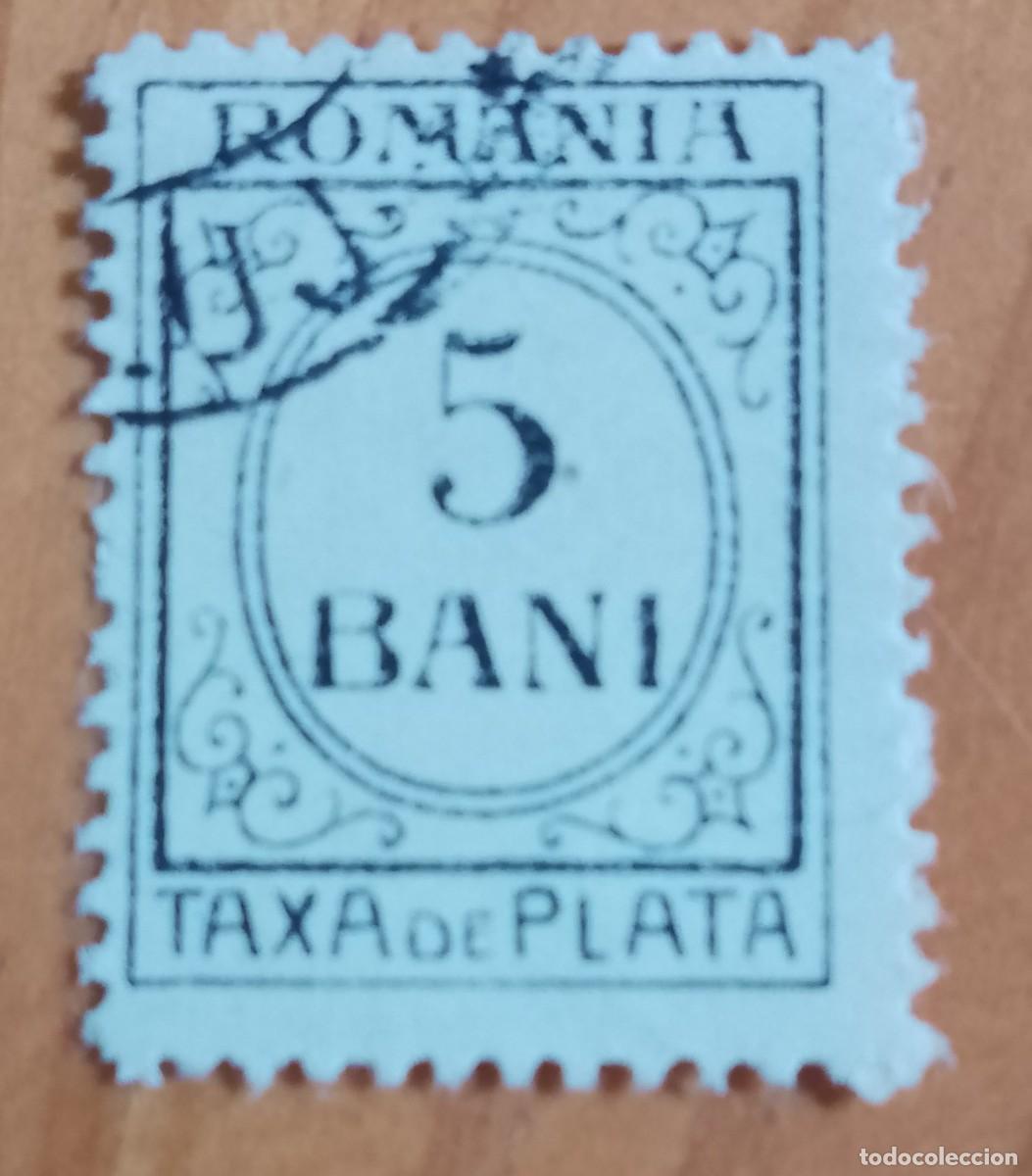 Sellos: 5 BANI - TAXA DE PLATA - Foto 1