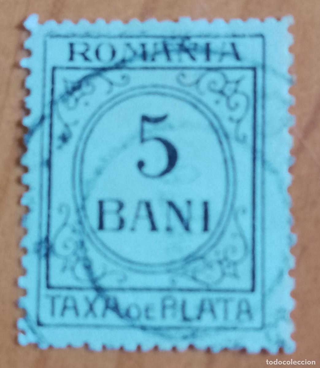 Sellos: 5 BANI - TAXA DE PLATA