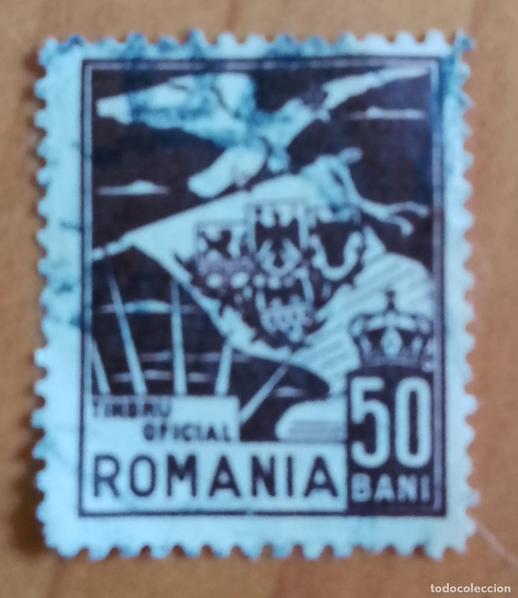 Sellos: 50 BANI - A&Ntilde;O 1930 - TINBRU OFICIAL, TIMBRE.
