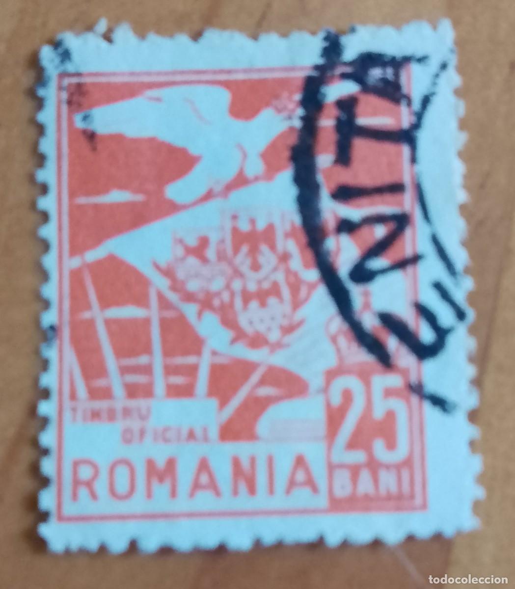 Sellos: 25 BANI - A&Ntilde;O 1930 - TINBRU OFICIAL, TIMBRE.