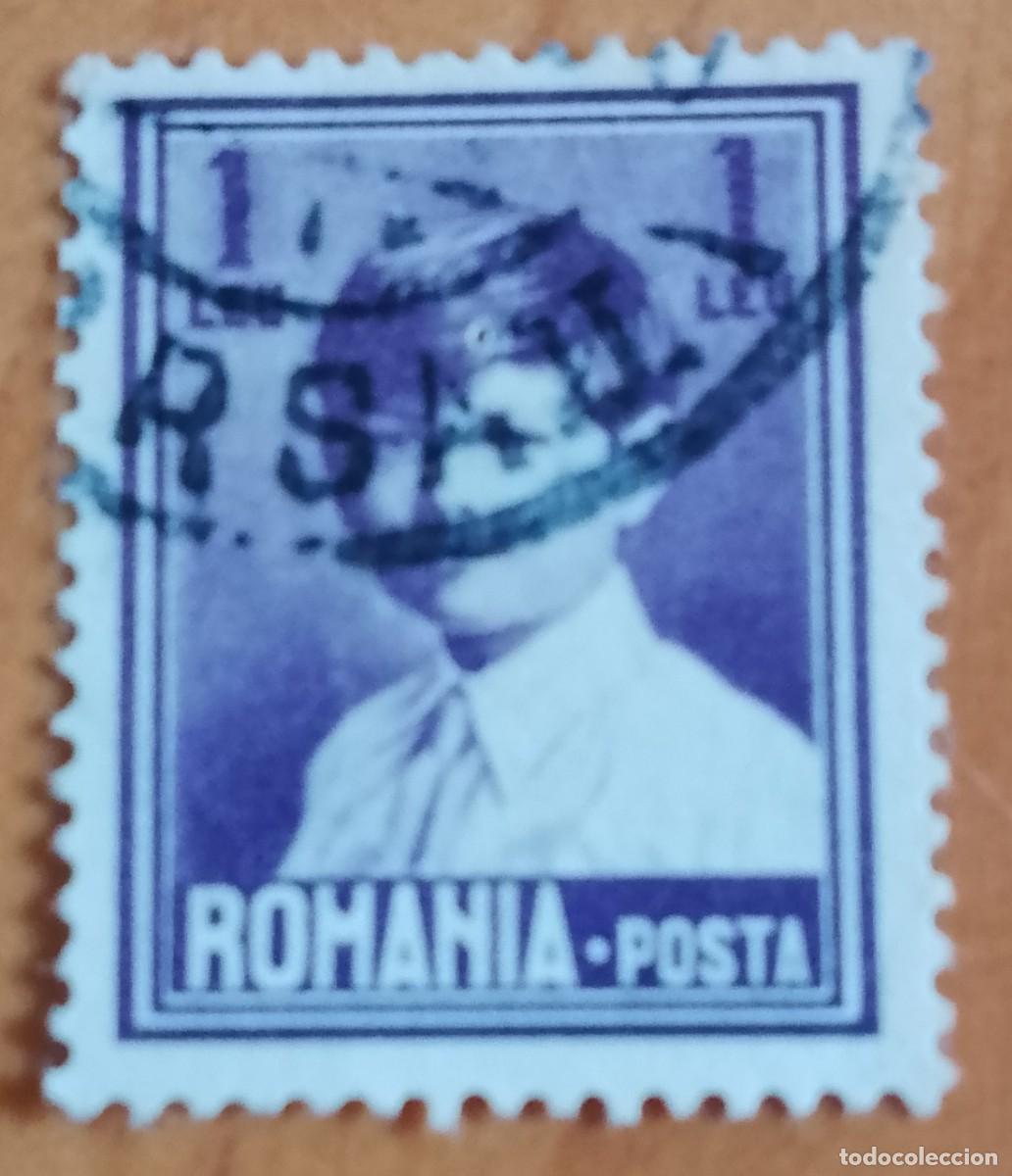 Sellos: 1 LEU - A&Ntilde;O 1932 - MONARQUIA, REY MIHAIL, MIGUEL I