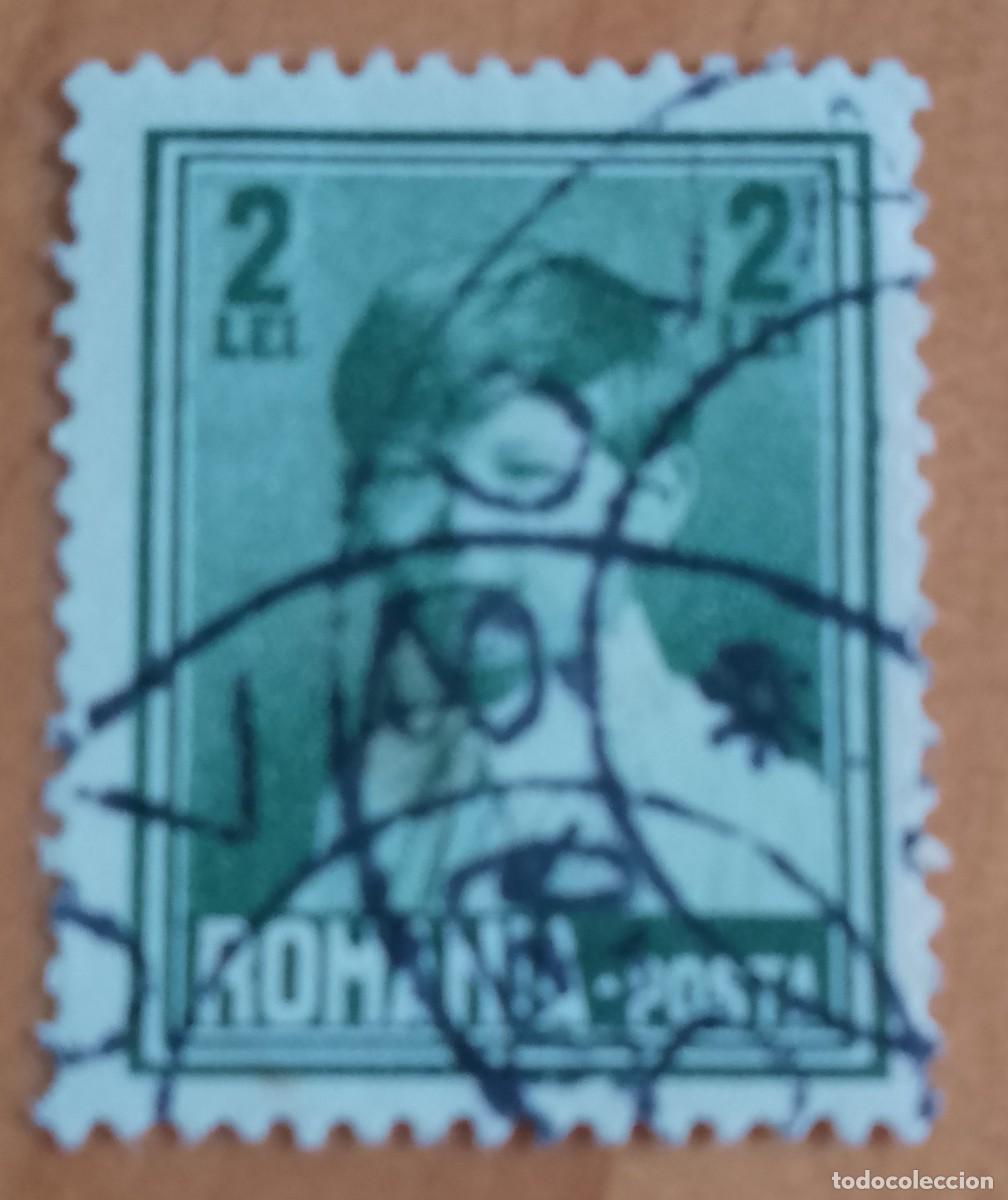 Sellos: 2 LEI - A&Ntilde;O 1932 - MONARQUIA, REY MIHAIL, MIGUEL I