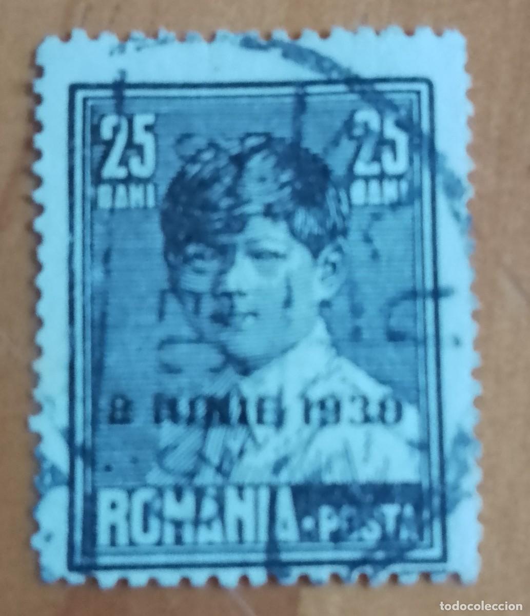 Sellos: 25 BANI - A&Ntilde;O 1930 - MONARQUIA, REY MIHAIL, MIGUEL I