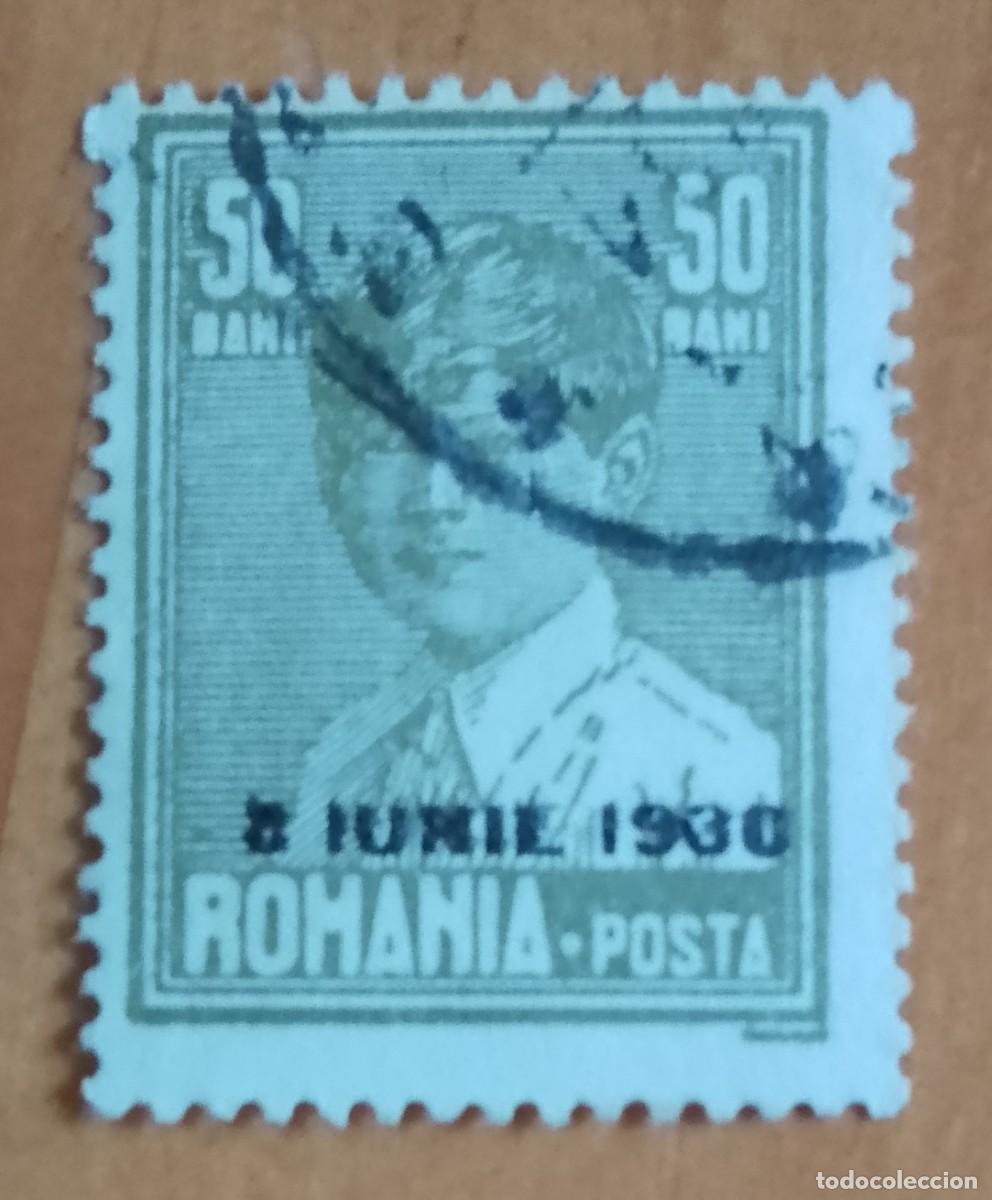 Sellos: 50 BANI - A&Ntilde;O 1930 - MONARQUIA, REY MIHAIL, MIGUEL I