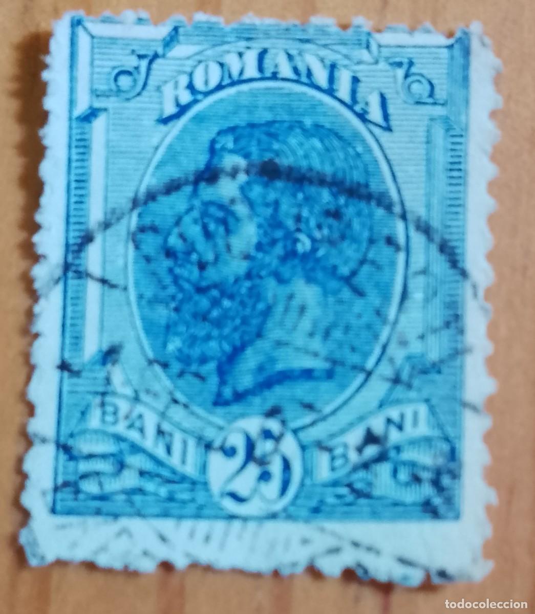 Sellos: 25 BANI - REY CAROL I - A&Ntilde;O 1890