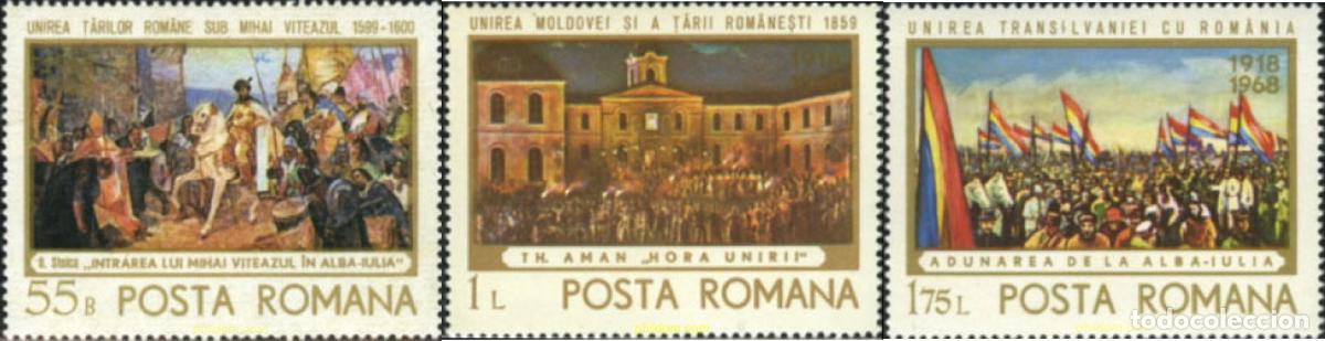 Sellos: 168402 MNH RUMANIA 1968 CINCUENTENARIO DE LA RECONCILIACION DE LA TRANSILVANIA