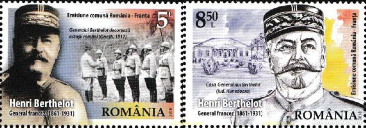 Sellos: 602020 MNH RUMANIA 2018 PERSONAJES