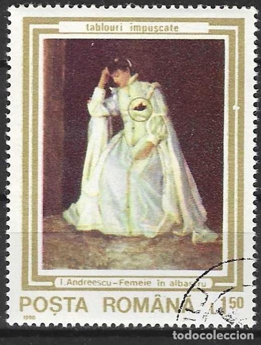 Sellos: Romania 1990 - Mi 4623 - YT 3910 - Cuadro de Ion Andreescu