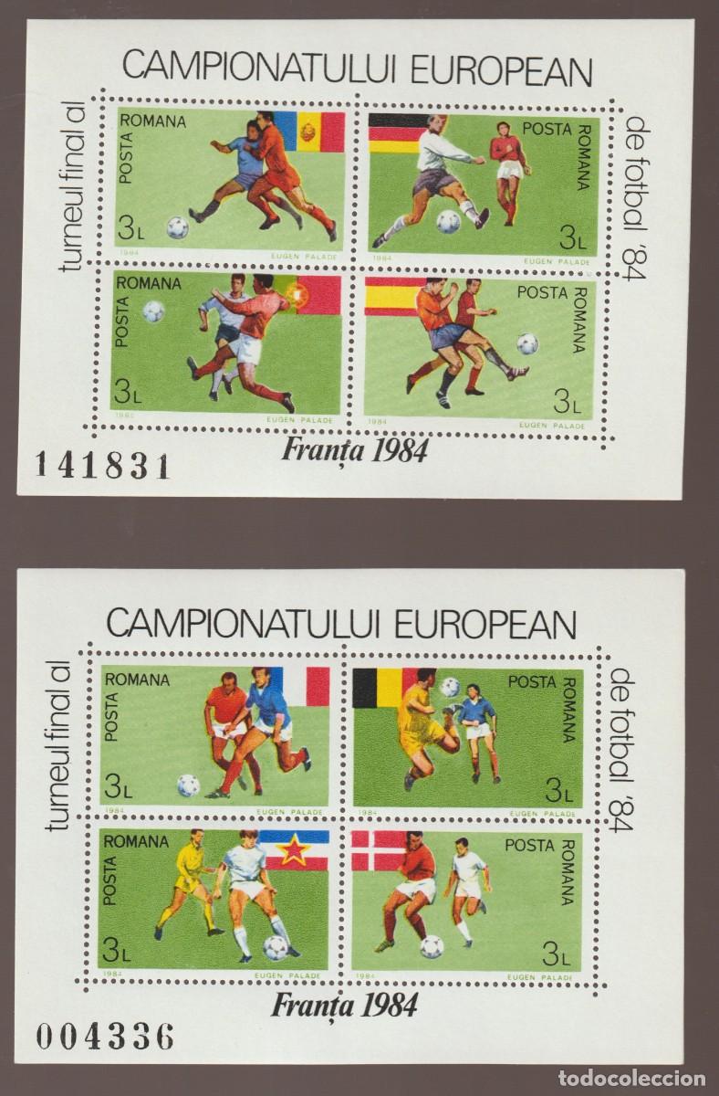 Sellos: Romania 1984 - Yvert bf168/169 mnh**
