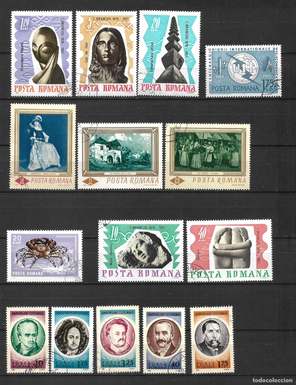 Sellos: rumania lote 16 sellos usados - 19/30