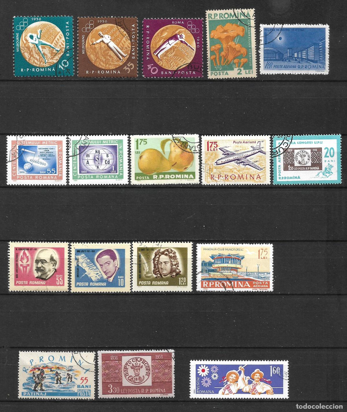 Sellos: rumania lote 17 sellos usados - 19/30