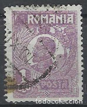 Sellos: RUMAN&Iacute;A 1920-22 - REY FERDINAND I, 1L VIOLETA - USADO