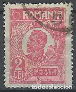 Sellos: RUMAN&Iacute;A 1920-22 - REY FERDINAND I, 2L ROJO - USADO
