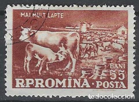 Sellos: RUMAN&Iacute;A 1959 - 10&ordm; ANIV. DE LA COLECTIVIZACI&Oacute;N AGR&Iacute;COLA - USADO