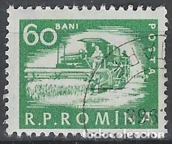 Sellos: RUMAN&Iacute;A 1960 - VIDA COTIDIANA, MECANIZACI&Oacute;N AGR&Iacute;COLA - USADO